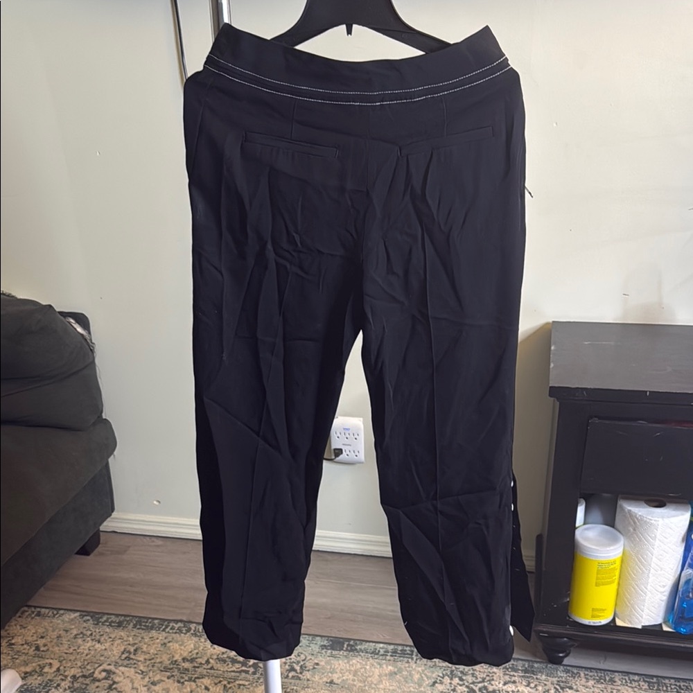 rag & bone Black Button-Detail Pants - Picture 4 of 6